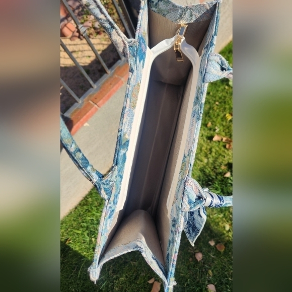 Christian Date  Patchwork Paitings‎ Art Satchel Handbag - Picture 7 of 12